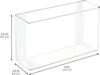iDesign AFFIXX Plastic Wall Mount Organizer for Kitchen Bathroom, Office, Bedroom, Garage, Craft Room, 3.5" x 11" x 6.5", Cle