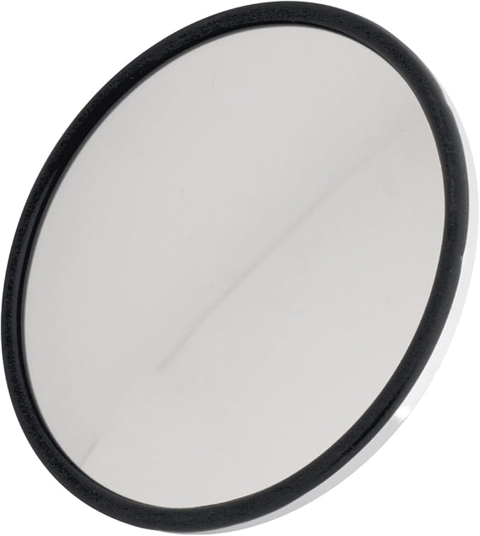GG Grand General 33261 Stainless Steel 6” Convex Blind Spot Mirror with Center Mount for Trucks, Buses, Utility Vehicles and More