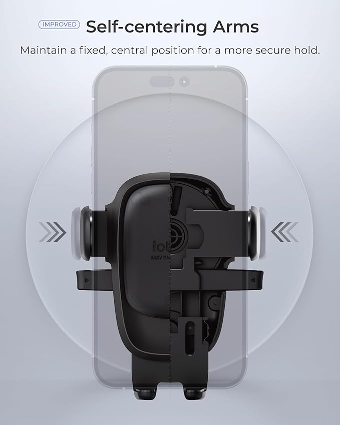 iOttie Easy One Touch Advanced Universal Car Mount Dashboard & Windshield Suction Cup Phone Holder for iPhone, Samsung, Google, All Smartphones