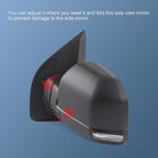 JDMSPEED Left Drive Side View Mirror Power Heated LED Signal Textured Black Left LH Compatible with 2015-2020 Ford F150 FL3Z-