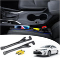 【Compatible with Toyota Corolla】 Seat Gap Filler,No Drop Seat Guard Compatible with Toyota Corolla,Drop Seat Guards for Cars(2Pcs),Emergency Keychain Car Escape Tool(2Pcs)