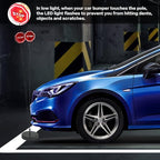 LED Light Parking Stop Sign,Smart Parking LED Garage Flashing Warning Stop Sign, Parking Assist LED Stop Sign Parking Assistant with Flashing Signal for Garage