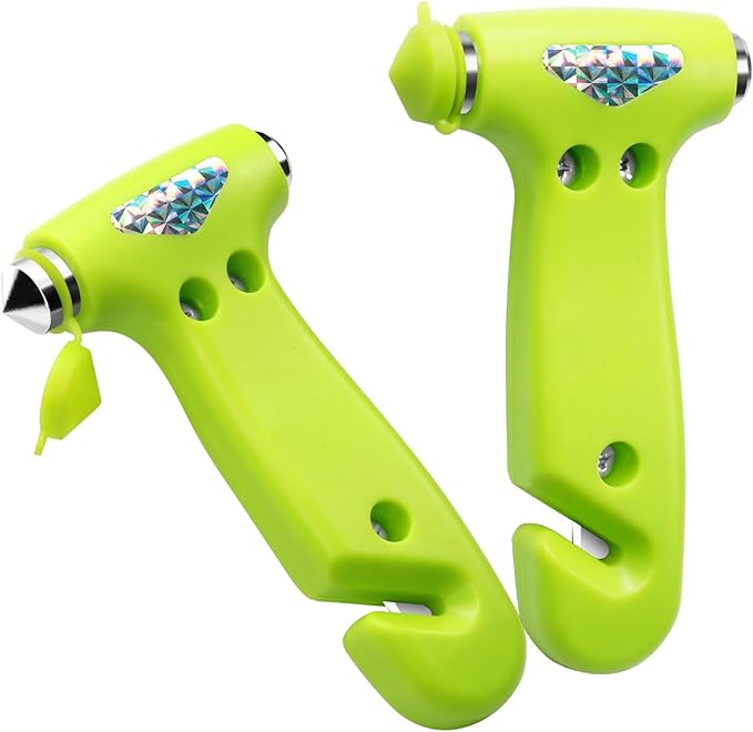 Car Window Breaker, Safety Hammer - 3 in 1 Escape Tools, Window Breaker Seatbelt Cutter, Roadside Emergency Kit with Light Re