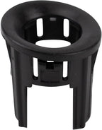 TRQ Rear Parking Assist Sensor Bezel Set Black Compatible with 2014-2019 Chevrolet Silverado 1500 2015-2019 Silverado 2500 HD