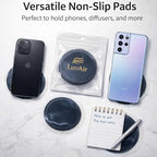LuvAir Non Slip Pad for Car Dashboard – 4 Pack Anti Slip Grip Pads for Car Aroma Diffuser, Phone, GPS & Small Devices, Reusab