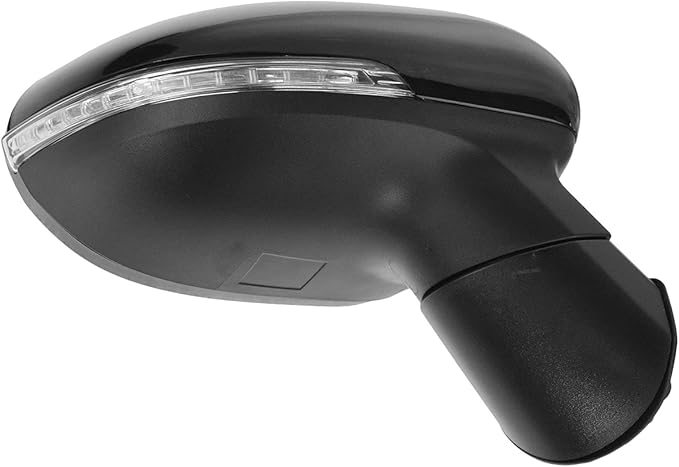 TRQ 2 Piece Driver and Passenger Side Mirror Assembly Set Power Folding Electric Adjustment Heated No Memory Black Compatible