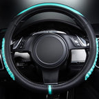 Flying Banner car Steering Wheel Cover Gel Massage Velvet Cool Warm Universal Size 15 inches SUV Truck Anti Slip Odorless Sum