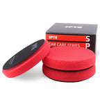 Red T10 Ultra-Fine Finishing Polishing Pad, SPTA 3Pcs 6.5 Inch Face for 6 Inch 150mm Backing Plate Compound Buffing Sponge Pads for Car Buffer Polisher Compounding, Polishing and Waxing -X00224R6B3