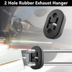 Exhaust Rubber Hanger, rubber muffler hangers. Rubber Insulator Bushing Mount, rubber exhaust mounts with 2 Holes 0.47 Inch, 