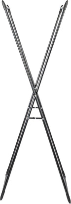 Household Essentials Valet Folding Clothes Rack, Strong Metal X-Frame, Chic Design, Great for Guest and Dressing Rooms, Porta