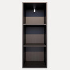 Book Shelf, 3-Tier Bookcase, Wooden Open Cube Storage Organize, 9.3 x 11.8 x 31.4 inches Bookshelf for Living Room, Bedroom, 