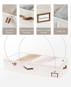 Under Bed Storage Containers with Under Bed Shoe Storage