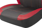 PIC AUTO Low Back Car Seat Covers - Sports Carbon Fiber Mesh Design, Two Front Set, Airbag Compatible, Universal Fit for Most