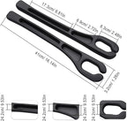 Car Seat Gap Filler, 2 PCS Car Seat Gap Filler Organizer with Storage Slot, Anti-Drop Side Console Storage Pocket, Universal for Auto SUV Truck Interior Accessories, Black