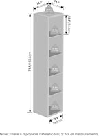 Furinno Cubic Closet Organizers and Storage, 5-Cube Closet Organizer, Open Shelf Closet Storage, Extra Thick Frame for Wardro