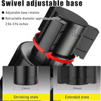 Yourkar Car Cup Holder Extender, Automotive Insert Cup Holder with Adjustable Base, Expandable Auto Adapter Accommodates Cups with Ears and Large Water Bottles, Car Accessories