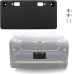 Front License Plate Frame Compatible with Toyota Highlander 2020 2021 2022 2023 2024, Bumper License Frame Holder Mounting Br