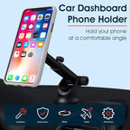sincetop Car Phone Holder Mount, Cell Phone Mount for Car Dashboard Windshield, 3 in 1 Super Suction Cup with Strong Sticky Gel, Adjustable Universal for All Phones【Series C - 1st Gen】
