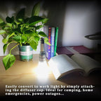Small Flashlight Rechargeable with Diffuser 12 Volt Car Cigarette Lighter & USB C Charge for Auto Vehicles Emergency, Car Esc
