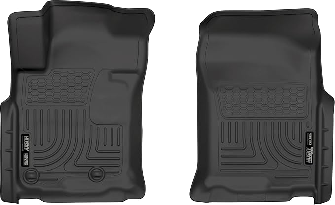 Husky Liners Weatherbeater Floor Mats | Fits 2010-2013 Lexus GX460; 2010-2012 Toyota 4Runner | Front Row, 2-pc Black - 15571