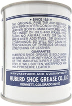 Huberd’s Shoe Grease (16oz) - Leather conditioner and waterproofer since 1921. Waterproofs, softens and conditions boots, sho