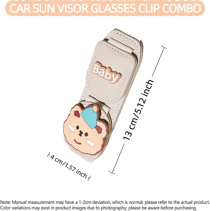 Car Sunglasses Holder Eyeglass Clip with Sun Visor Storage for Cards Magnetic Eyewear Clamp Car Decor