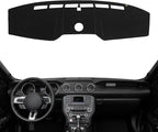 KEYOOG Dashboard Cover Dash Mat Fit for Fo-rd Mustang 2023-2015 (Not Fit Mustang Mach-E),Car Dash Board Mat Anti-Glare Carpet