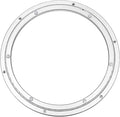 MECCANIXITY Aluminum Lazy Susan 16 Inch Muffler Turntable Ring Large Bearing Metal Rotating Turntable Bearings Swivel Plate H