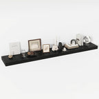 72 Inch Floating Shelves, 12" Deep Floating Shelf Wall Mounted, 72" Wall Shelves, Rustic Deep Bookshelf, Extra Deeper & Thick