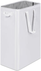efluky Slim Laundry Basket, Narrow Laundry Hamper with Handles, Collapsible Dirty Clothes Hamper, Tall Laundry Bin for Laundr