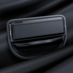 upra Car Seat Gap Organizer with Card Slots & Bonus Eyeglass Holder – Universal Fit, Premium Leather, No More Dropped Items Great Gift for Drivers (Black)