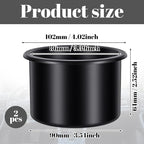 Cup Holder Insert,2 Packcup Holder Inserts for Car,Universal Plastic Recessed Cup Container Universal for Rv Boat Car Couch G