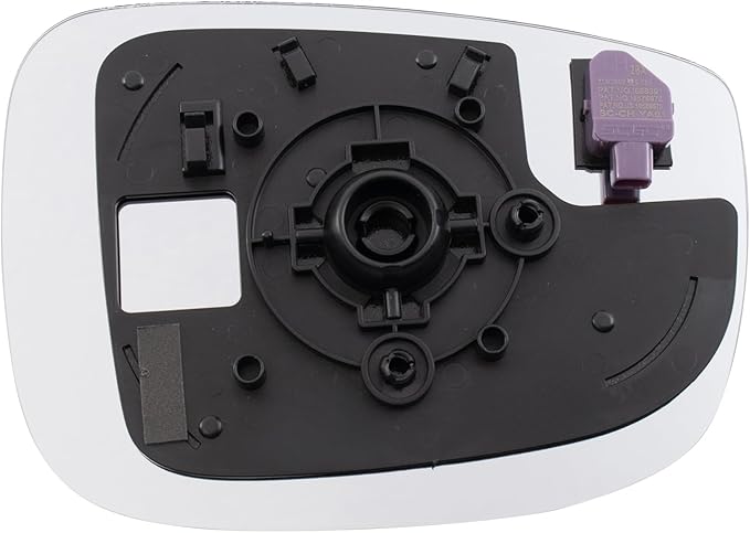 TRQ Driver Side Mirror Glass Blind Spot For Factory Equipped Mirrors Compatible with 2017-23 Mazda CX-5