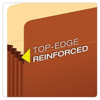 Pendaflex Expanding File Pockets, Letter Size, 5.25" Expansion, Reinforced with DuPont™ Tyvek® Material, Redrope, 10 per Box 