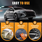 Upgrade Automotive Headlamp Restoration Fluid Kit, Car Headlight Cleaner and Restorer Coating Spray Kit, Headlight Restoratio