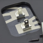 TRQ Driver Side Mirror Glass Heated Convex Turn Signal with Backing Plate For Factory Equipped Mirrors Compatible with 08-13 