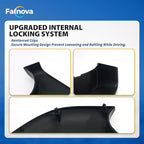 Left Rearview Mirror Cover Bracket, Compatible with Tesla Model 3 2017-2024, Side Mirror Base Cover Replacement Part, Suitable for Tesla Model 3 Accessories（Black）