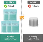 ASFSKY Car Cleaning Gel (5 Pack) Cleaning Putty Universal Dust Cleaning Car Interior Cleaner Keyboard Dust Remover Car Slime 