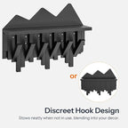 HOOBRO Wall Hooks with Shelf, Coat Rack with Shelf Wall-Mounted, Entryway Wall Key Holder, Hat Rack for Walls, Purse Hanger f