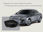 Passenger Right Side Mirror Cover Cap Compatible with Honda Accord 2008-2012 Glossy Black