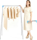 Twist-to-Lock Portable Clothes Drying Rack, Foldable Garment Rack for Travel, Dance Competitions, Collapsible Hanging Rack fo