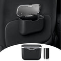 HOLDCY Car Trash Can, Waterproof Multi‑Functional Auto Trash Bin for Door/Console/Seat Back, Universal Vehicle Garbage Can for Car/Truck/SUV Drivers (Black)
