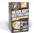 ExoForma Headlight Restoration Kit for Cars, Trucks & SUVs | Removes Oxidation, Yellowing & Haze, Restores Clear Plastic Head
