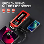 Car Battery Jump Starter Portable, 7000A Peak Battery (for 10.0L Gas or Up to 9.0L Diesel),Portable Booster Power Pack,LCD