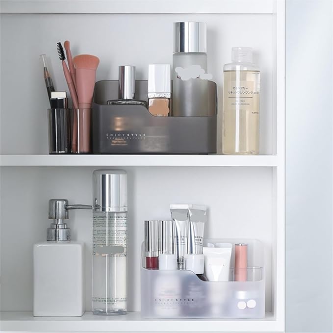 Makeup Organizer Mirror Cabinet Storage Box Desktop Cosmetics Storage Box Home Dressing Table Organization Storage Rack Stora