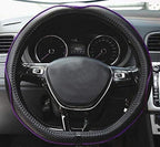 Mayco Bell Flat Bottom Steering Wheel Cover Anti-Slip,Safety,Soft,Breathable,Durable,Full Surround,Comfortable Grip Microfibe