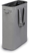 efluky Slim Laundry Basket, Narrow Laundry Hamper with Handles, Collapsible Dirty Clothes Hamper, Tall Laundry Bin for Laundr