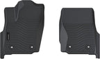 Auxko All Weather Floor Mats Fit for Toyota Tacoma 2024 2025 Double & Access Cab XtraCab Front Row (Only for Automatic include Hybrid and Gas) TPE Trunk Liner Tacoma Accessory Odorless Anti-Slip Black