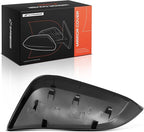 A-Premium Passenger Side Rearview Mirror Cover Cap - Compatible with Toyota Highlander 2014-2019 - Smooth Black, with Turn Signal Hole