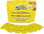 Wonder Wafers 250 Count Unwrapped Automobile Professional Use Air Fresheners Car and Truck Detail (Fresh Lemon)
